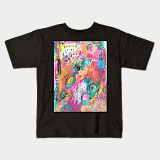 Orange abstract Kids T-Shirt